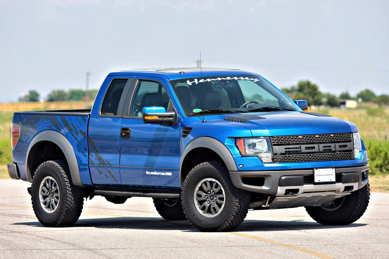 Ford raptor modified by hennessey