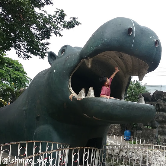 Giant hippo at Rizal Park Children's Playground