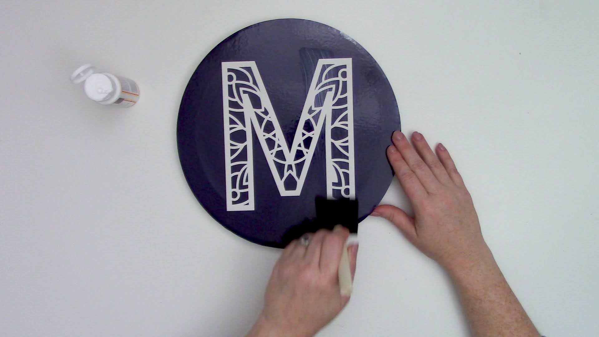 The Secret to NoBleed Vinyl Stencils When Painting on Canvas