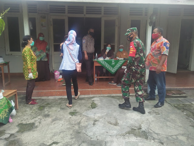 Babinsa Koramil Klaten utara Laksanakan pendampingan Posyandu