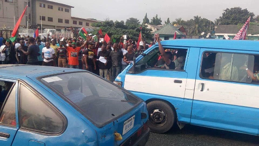 Photos: IPOB members in Rivers hold inauguration rally for Donald Trump