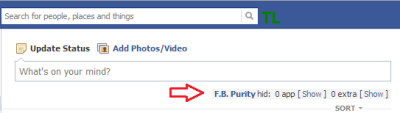 แถบข้อมูล FB Purity