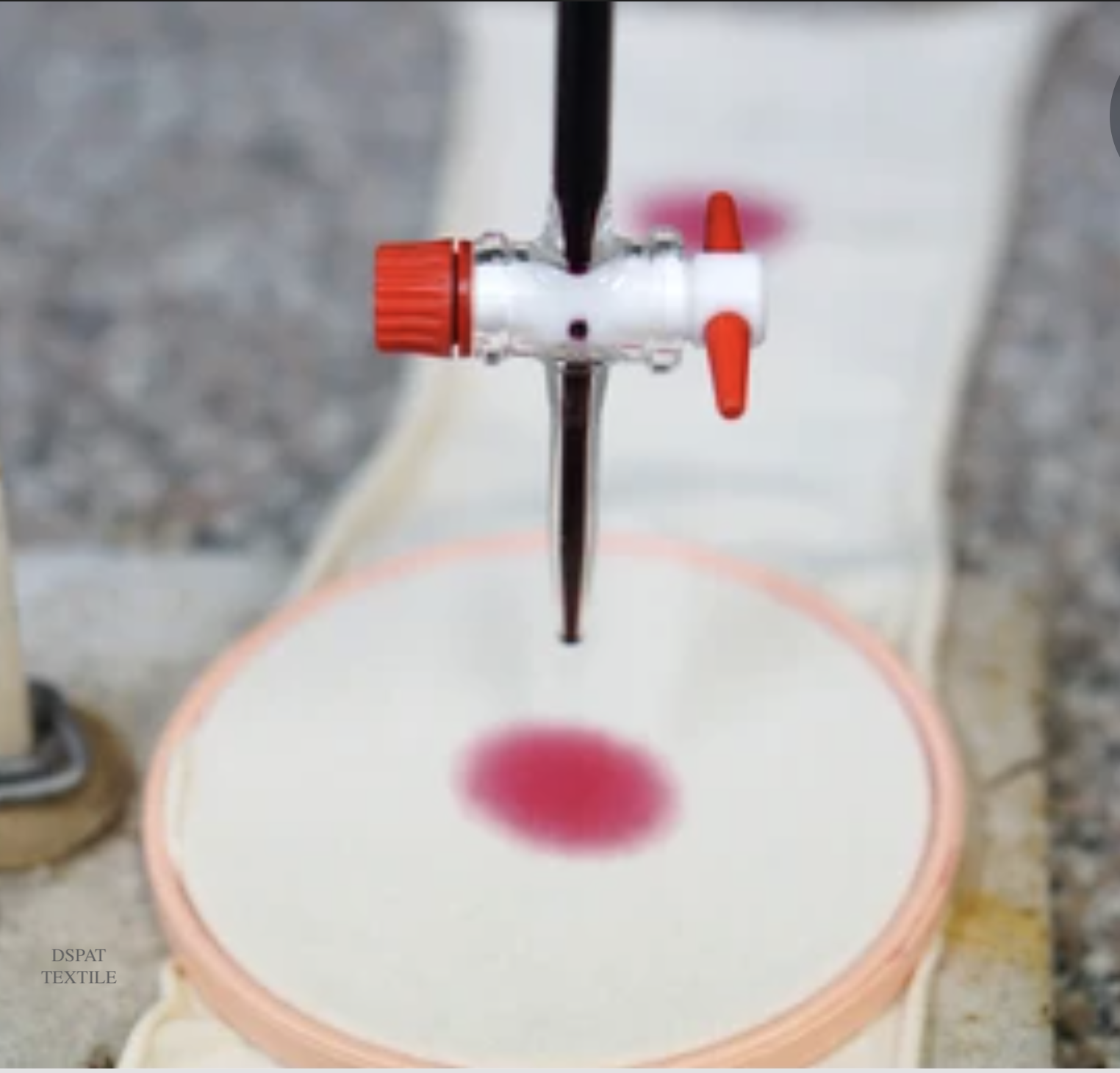 Measurement of water repellency by spray rating