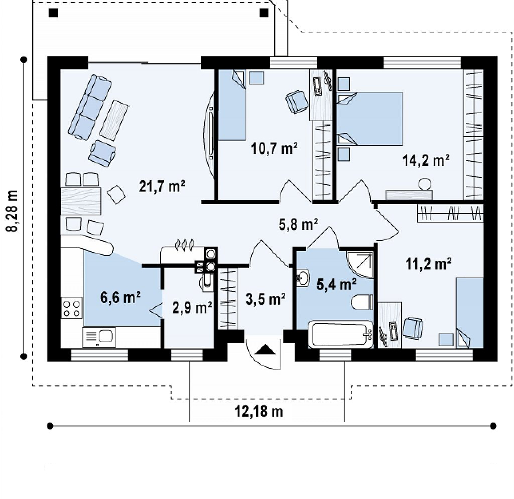 Smaller houses are simpler to maintain once established. The first advantage is the low-cost they provide. Smaller homes are cheaper to construct, even with the same standard materials you want in your newly built house. Find the ideal house plan for your needs with these three house plans and designs.
