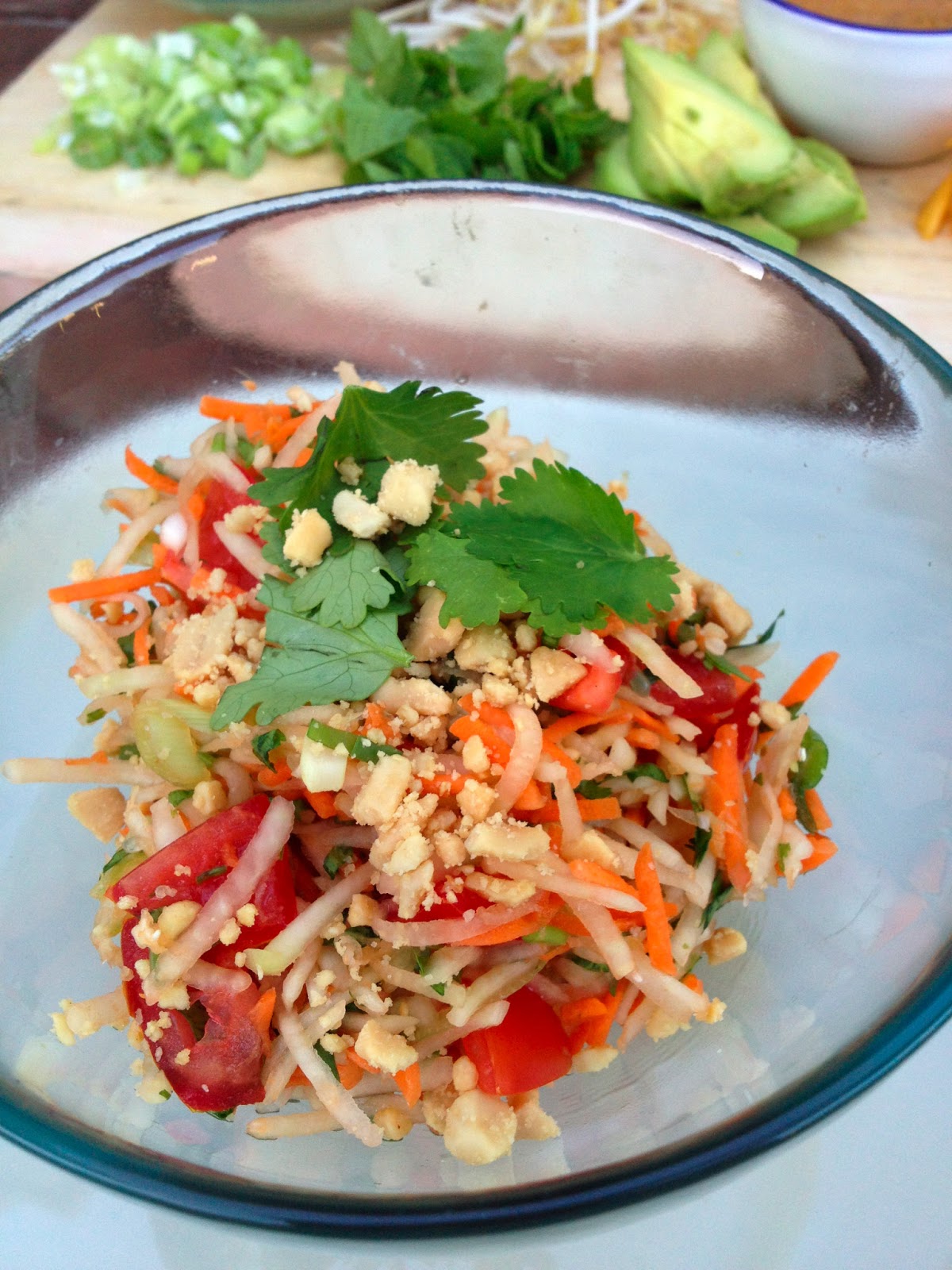 A New Hope: thai style green papaya salad