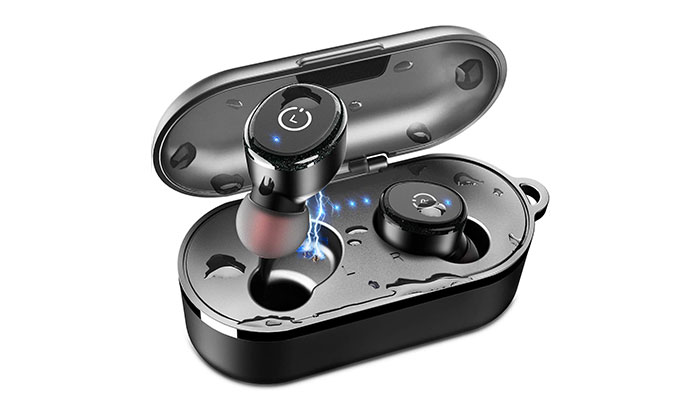TOZO T10 Bluetooth 5.0 Wireless Earbuds with Wireless Charging Case