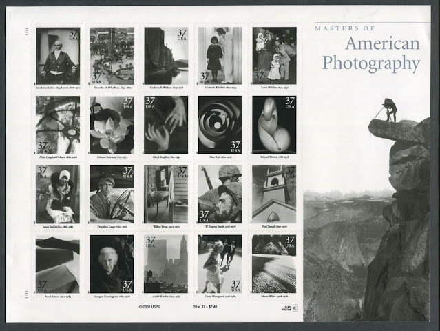 US Sheet 37c Masters of Photography