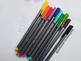 Muestra Rotuladores Staedtler 10 colores 0.3mm 