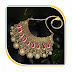 Golden chocker necklace jewellery