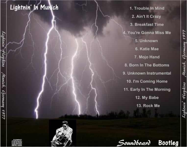 Soundaboard Lightnin Hopkins LIVE Munich 1977