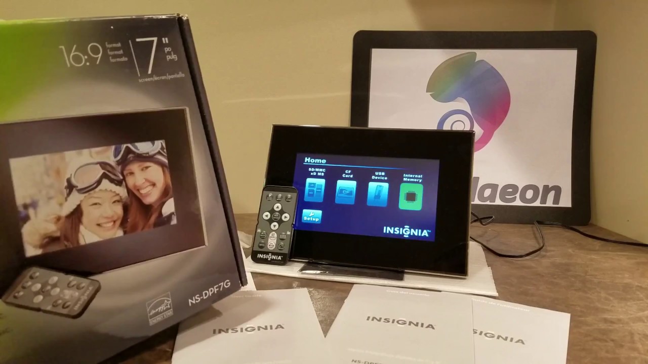 Insignia Digital Picture Frame Table Frame