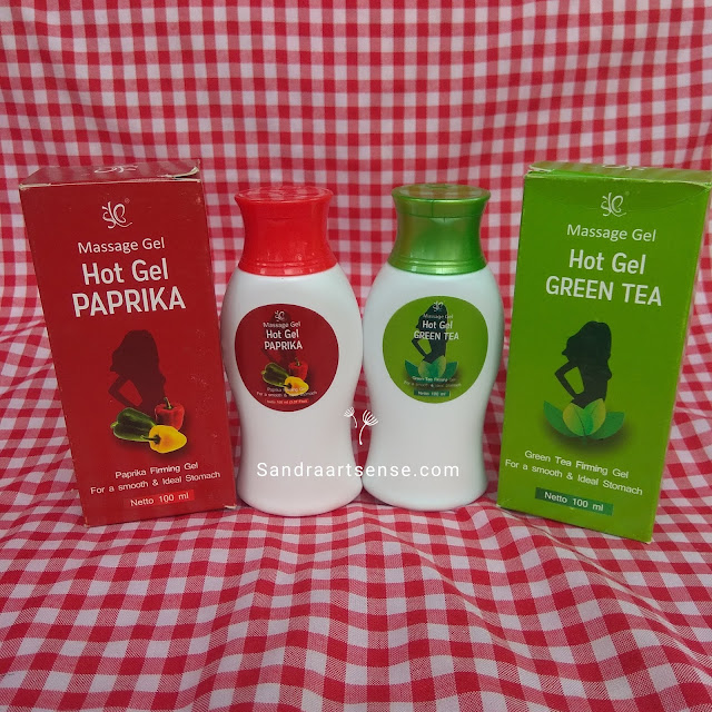 Review SYB Hot Gel Paprika & Green Tea, Gel