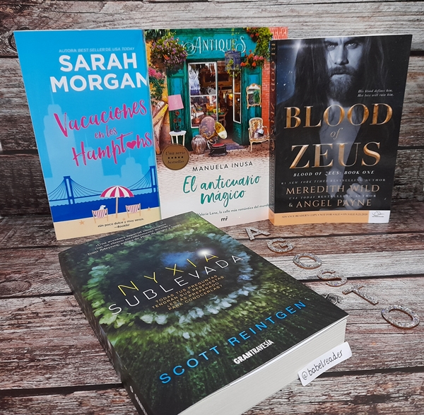 TORRE DE BABEL Mis lecturas del mes agosto de vacaciones