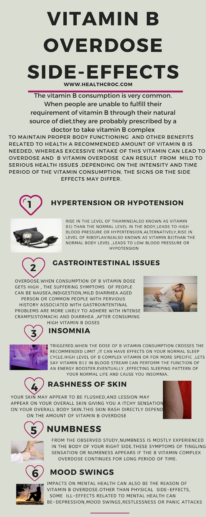 Common Side Effects Of Vitamin B Overdose