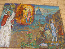 Donated art of the Angel Gabriel announcing to The Virgin Mary she will bear a Holy Child, Nazareth