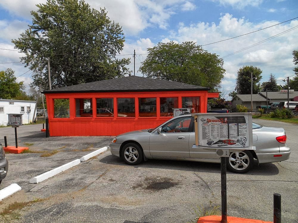 Traveling Suitcase Stewart's Root Beer, Marion Ohio