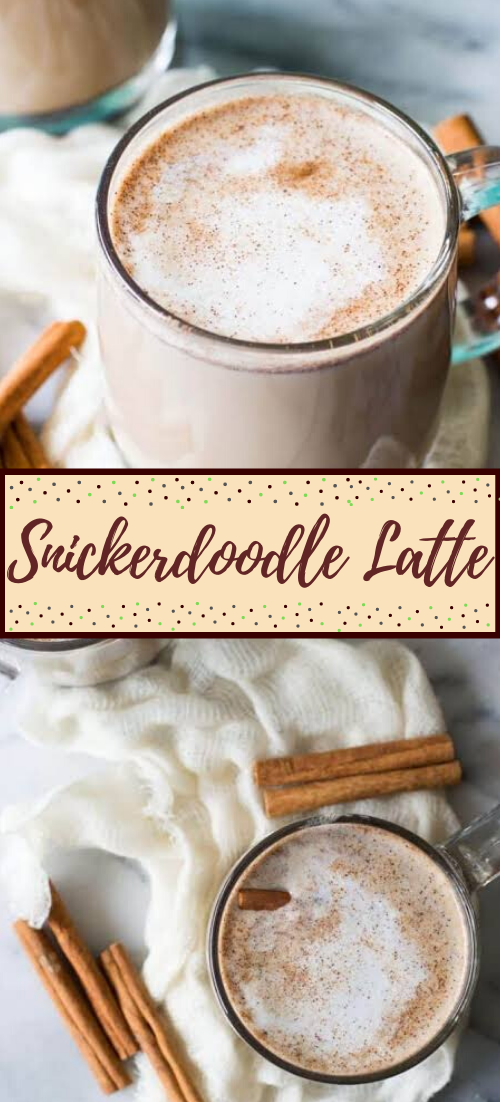 Snickerdoodle Latte #healthydrink #easyrecipe #cocktail #smoothie