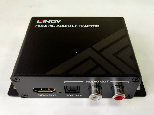 林帝 - 38361 影音分離轉換器 Lindy HDMI 18G Audio Extractor 產品開箱