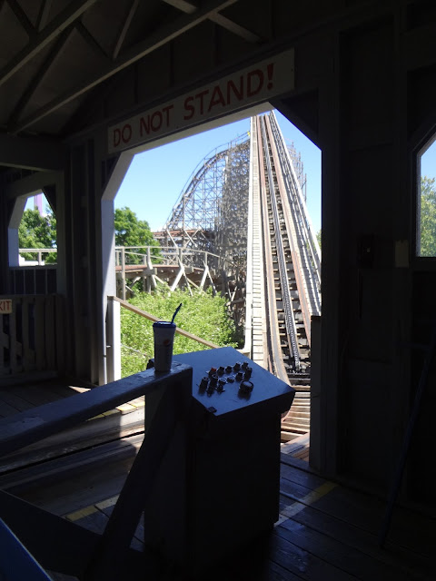wooden roller coaster Idaho Attraction 