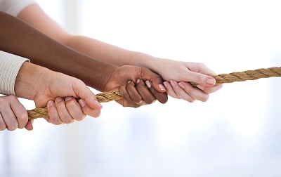 Our Coming and Going: HARAMBEE! Let's all pull together!