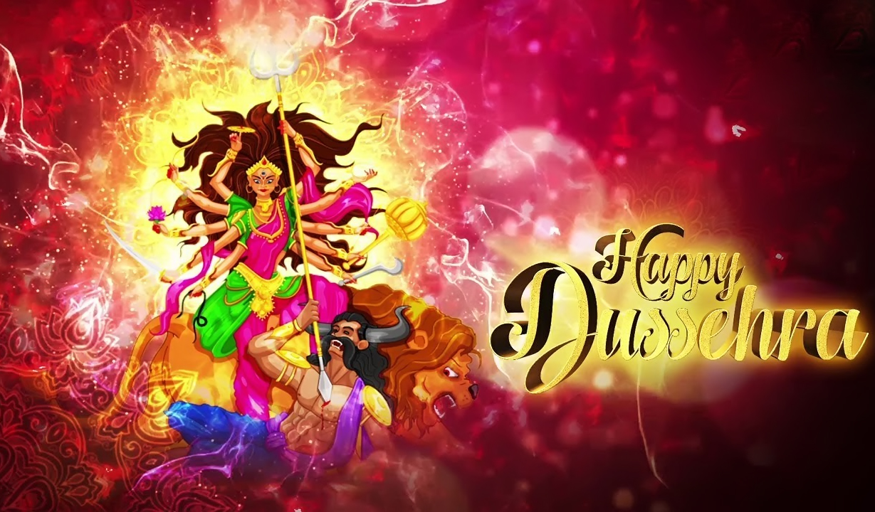 Happy Vijayadashami /Happy Dussehra greetings HD Wallpaper ...