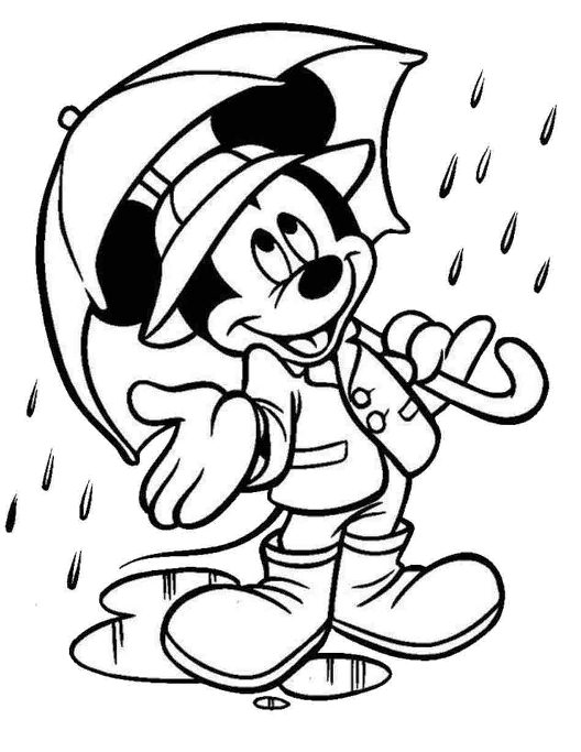 20 Sketsa Mewarnai Gambar Kartun Mickey Mouse Lucu 20161 Warnai