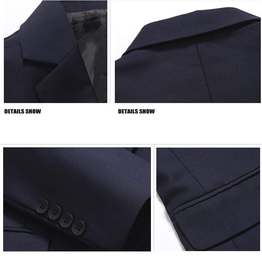 Men Fashion Slim Fit Formal One Button Black Suit - GOOD-DO Shirting ...