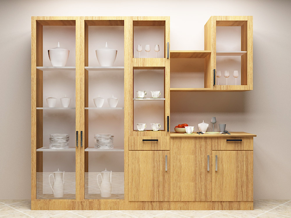 Modern Crockery Unit Online Wooden Crockery Designs in