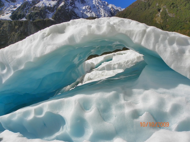 Arcos en el Glaciar Fox