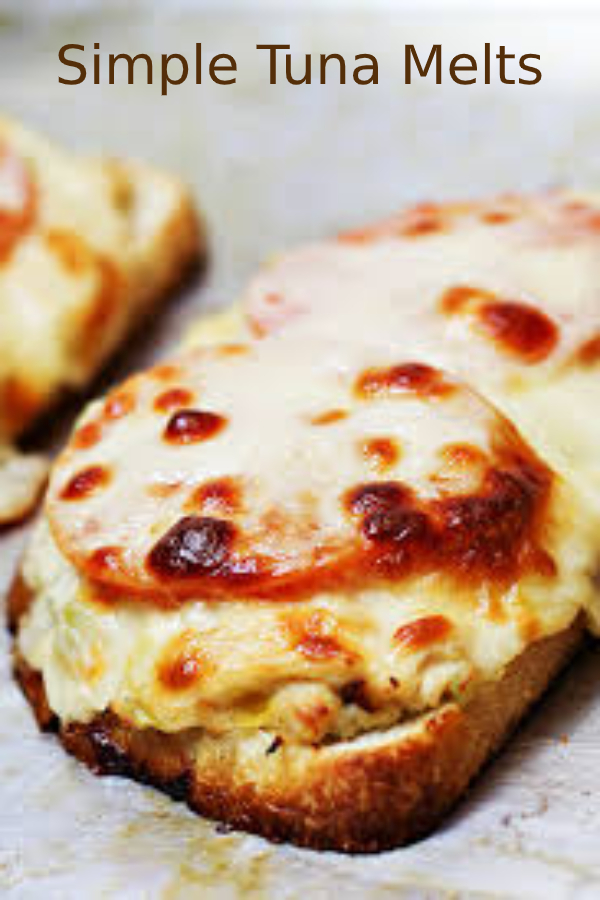 Simple Tuna Melts Recipe happy cook