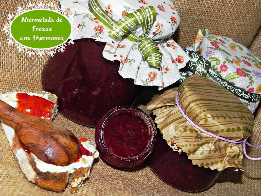 MERMELADA DE FRESAS CON THERMOMIX