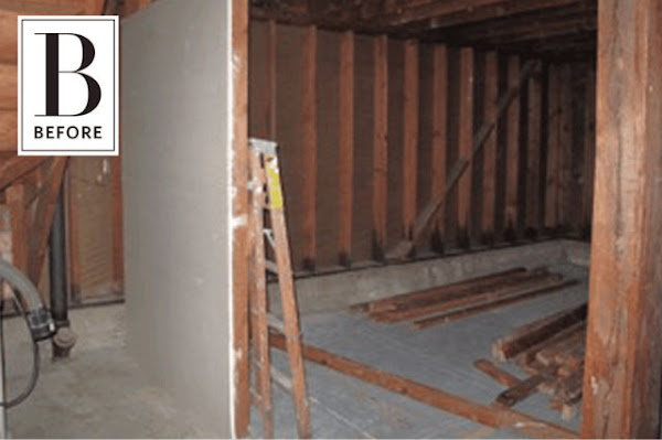 Cómo reformar un garaje para convertirlo en hogar, estado anterior