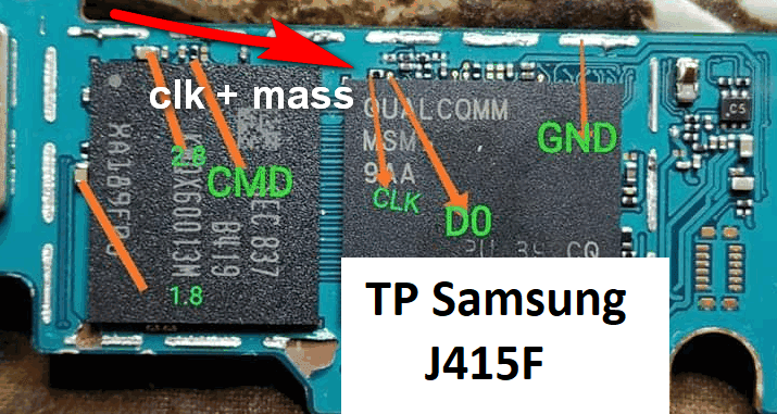 testpoint samsung j4 plus sm j415f