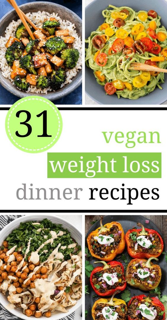 Healthy Vegan Recipes for Weight Loss - My Recipe