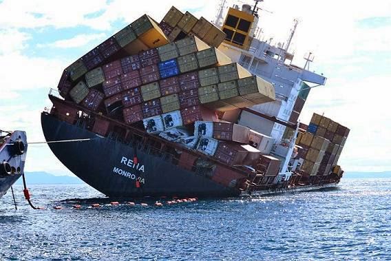 M Rena Container Ship Il nocchiere fuori rotta: Disastro Containerschip