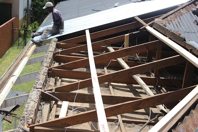 Zinc roof repairs