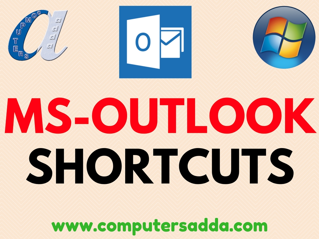 MsOutlook Shortcut Keys Computersadda