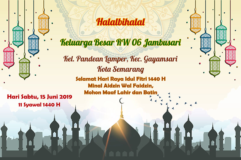 Spanduk Halal Bihalal Idul Fitri Psd gambar contoh banners