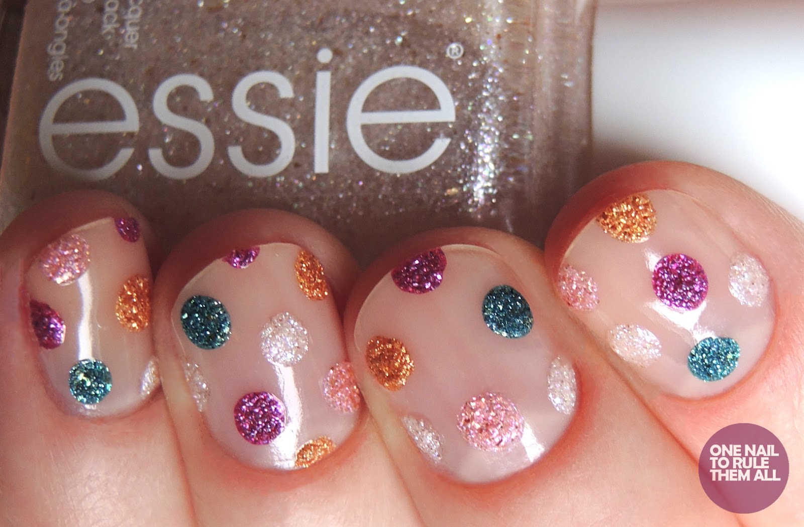 One Nail To Rule Them All Glitter Spots