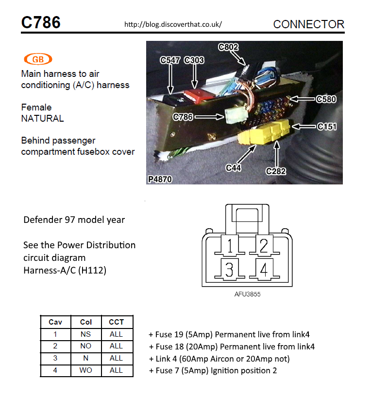 Discoverthat Journal Defender 300tdi Air Con Header
