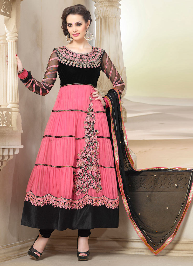 New Stylish Floor Length Anarkali Frocks Collection 2013 - Vega Fashion Mom