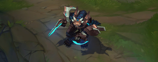 Cận cảnh vẻ đẹp nghẹt thở của 3 trang phục mới được Riot ra mắt: Lancer Rogue, Paragon Blitzcrank và Rengar Máy Móc