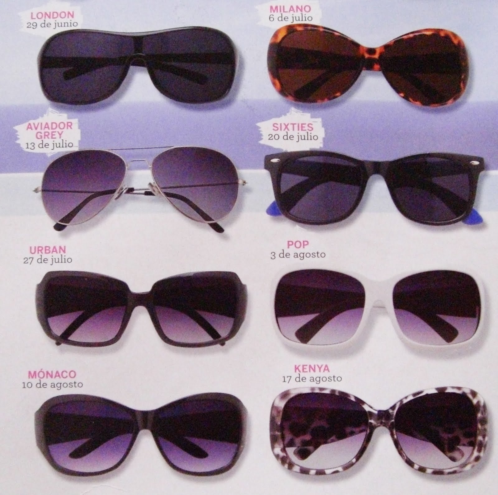 Gafas de sol de Lecturas The Pink of Things