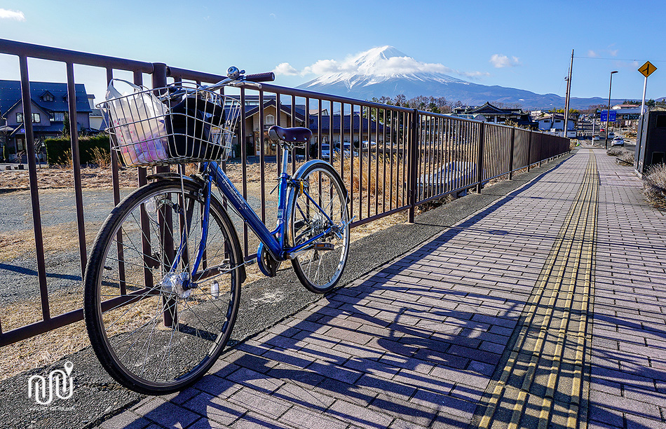 เช่าจักรยานขับที่ kawaguchiko ชมภูเขาไฟฟูจิ