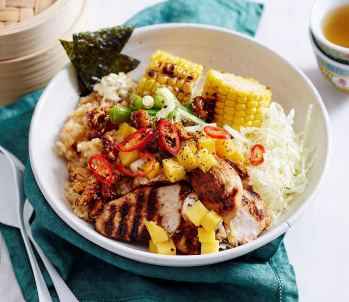 A Tray of Bliss Meals from nothing 3...delicious toppings, treats and