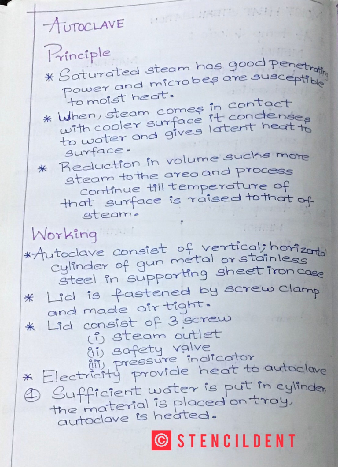 Sterilization technique in microbiology