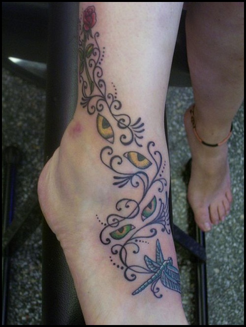 50 Catchy Ankle Tattoo Designs For Girls - Page 3 of 4 - Bored Art