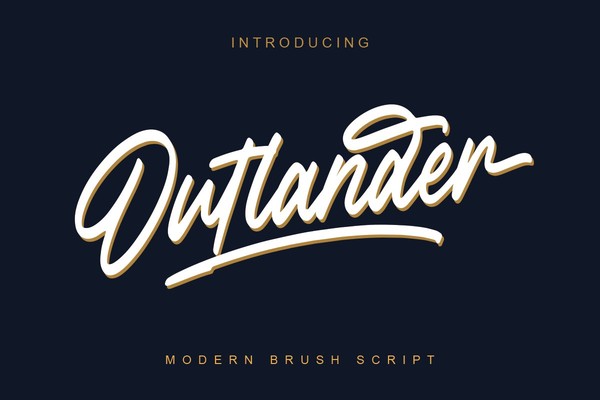 Outlander Brush Script Font