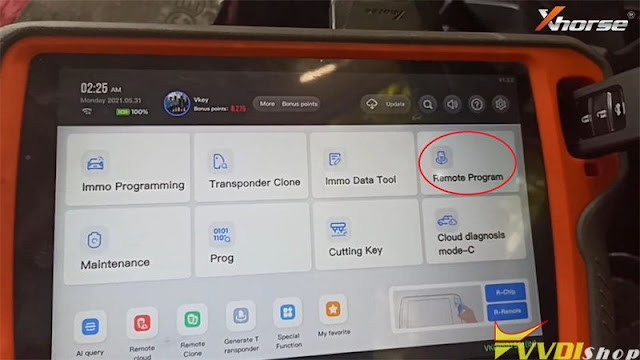 Honda WR-V ID47 Key with Xhorse Key Tool Plus 1