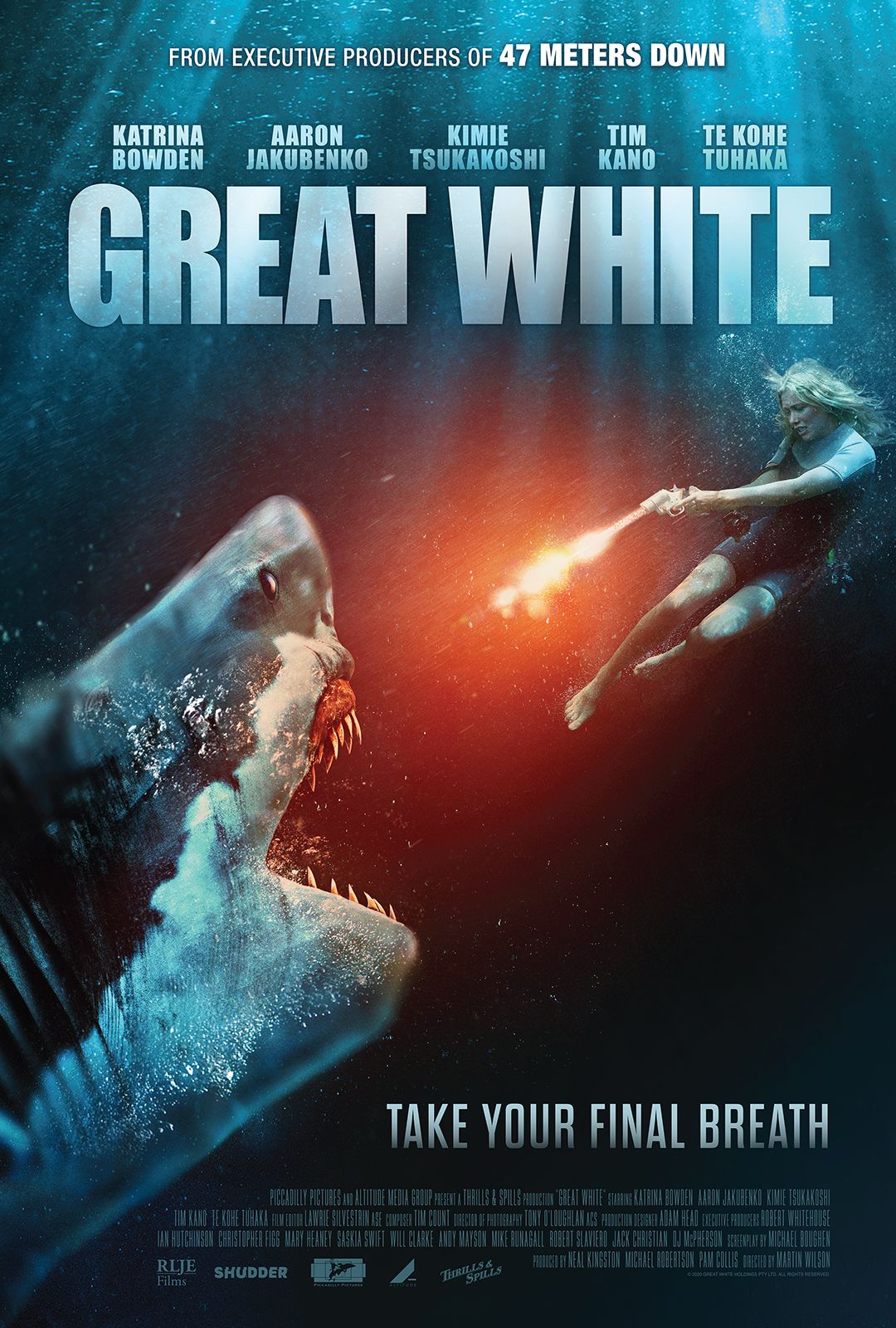 Even the sharks look bored in generic Great White